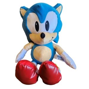Sonic the hedgehog plush Sega Jakks 16.5"‎ plush